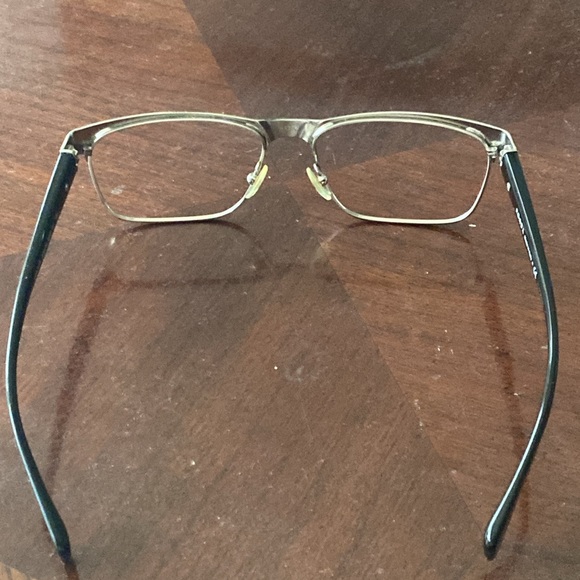 Prada eye 👁️ glasses black & silver frame only made in Italy unisex - Picture 12 of 16